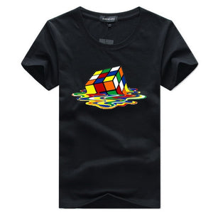 rubik Cube t shirt white men tshirt