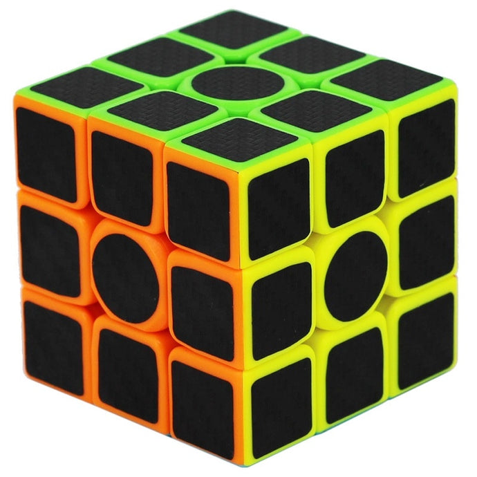 Carbon Fiber Sticker Speed 3x3x3 Magic Cube