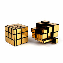 Load image into Gallery viewer, 3x3x3 Mirror gold Rubiks Cube