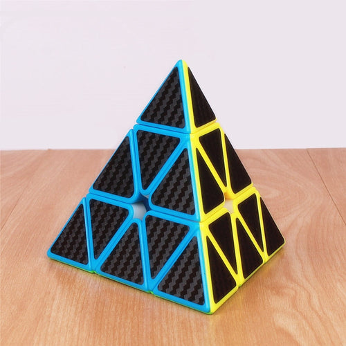 pyramid magic cube Analog carbon fiber stickers