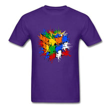 Load image into Gallery viewer, Hungary Rubiks Cube Explosion Men Black T-Shirt