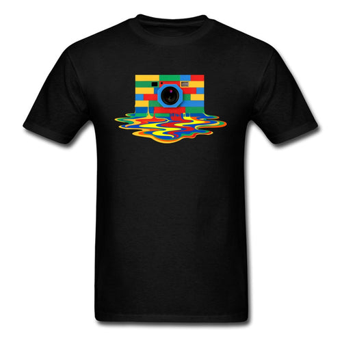 New Arrival Rubik Cube Camera Printed T-Shirt
